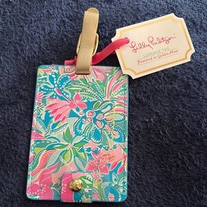 Lilly Pulitzer Vibrant Floral Luggage Tag